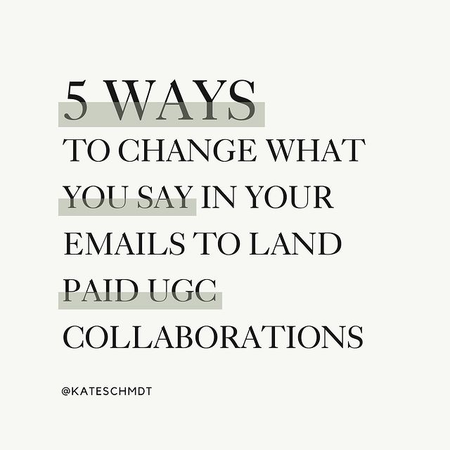 SAVE THIS SO YOU CAN COME BACK TO IT WHEN YOU NEED IT 🔥🌶️

As a UGC creator, your pitch is the second most important thing (first being your portfolio!).

Too many times I’ve seen ‘pitch templates’ floating around with the worst outreach emails I’ve ever seen. And they even have the audacity to ask you to pay for it!

One of the most important advices I can give you when it comes to pitching, is: make it more about them and less about you. 

However, I want to be clear about one thing: no matter how good your pitch is, it won’t help if the content in your portfolio is 💩 

I am launching UGC University in March where I will dive deep into UGC and teach you the skills that will ACTUALLY make you $$$: creating content that converts! 

Comment READY and I’ll send you the link to join the VIP list for a special offer when it launches! 🚀