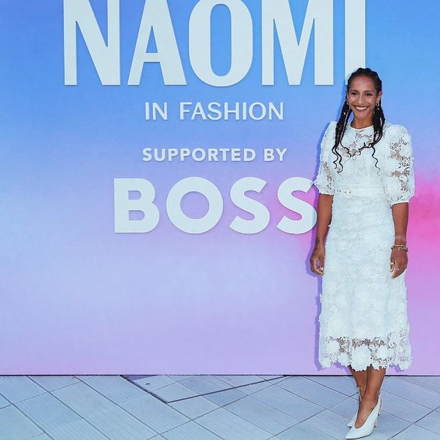 Epic night alert 
Launch of @naomi @vamuseum exhibition 
So many greats 

@naomi 
@daniellebux 
@jeymes 
@david.mcalmont 
@karencummingspalmer 
@charlottemensah 

Wearing @zimmermann 
Earrings @heyharper 
Styled by @melwilkinson1 
Hair @shikisharose 

📷 @davebenett 
📷 @alanstrutt