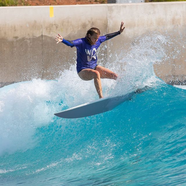 Annual Sophie gets to go surfing in a swimming pool weekend. 

I very rarely surf these days and in truth, it’s been about 6 years since I surfed consistently. A couple years living in London, a pregnancy, baby, a knee op, pneumonia, and zero hours in the day now I have a toddler and work. I think this was my 5th or 6th surf in a year. 

It felt mighty good to get in the pool and smash out a few turns when I had the chance. Thank you @thewave for providing some guaranteed waves whilst I had scheduled childcare. You’ll never not be fun. 🙏🏼🌊🏄🏼‍♀️

Photos: @jonnyweeks1 who’s annoyed I’ve cropped them to insta size 🫠