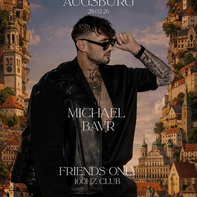AUGSBURG AUFGEPASST ⚡️

28.02.26 — @friends.only.vibes @100hz.club 

Ich starte von 19:15 bis 21:00 Uhr (vielleicht auch etwas länger 👀) mit melodic Techno, viel Energy und treibenden Sounds, die euch direkt auf Betriebstemperatur bringen.

Kommt früh, ab 14 Uhr geht’s mit tollen Djs los. 
 Wir bauen gemeinsam die Stimmung auf.
See you on the dancefloor. 🖤

#augsburg #melodictechno #technovibes #djset #clubnight friendsonlyvibes