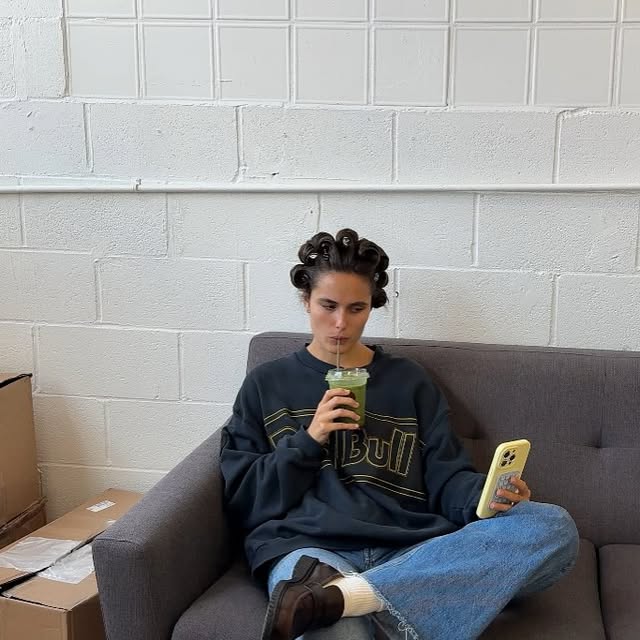 Auditioning for couch model #1