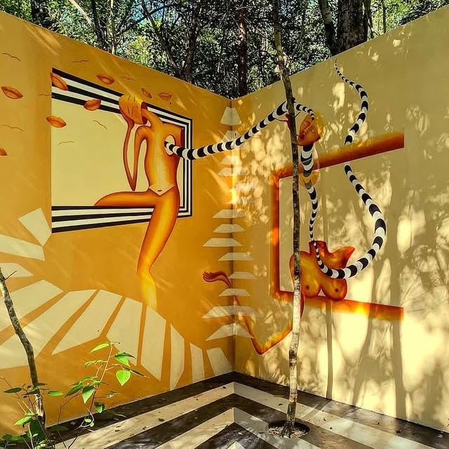 Longing as divine urgency 🔥
Mural completed in 2023 @holistikatulum 

Poem by John O’Donohue
F