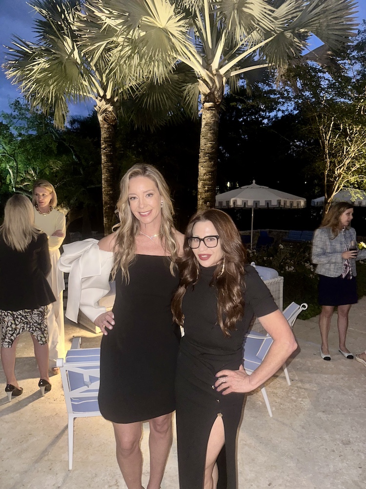 Philanthropist Nancy McCormick and SocialMiami editor Brett Graff