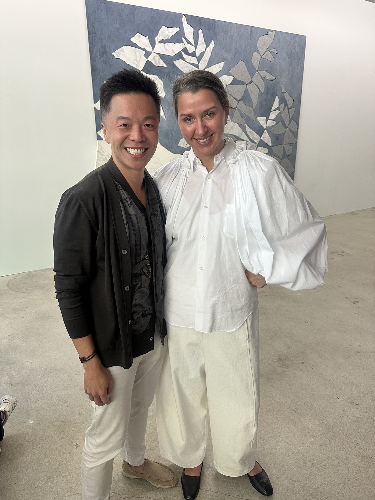 Clive Chang (YoungArts President and CEO ) and Adam Moyer (Artist)