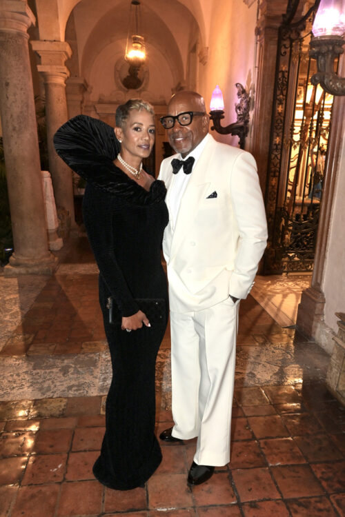 Joy Rohadfox and Rick Frazier at the 68th Vizcaya Museum and Gardens Ball