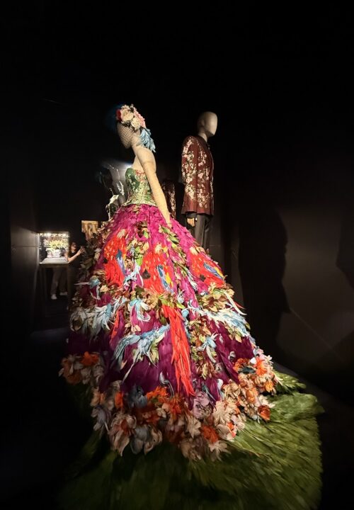 Snapshot from the Dolce & Gabbana exhibit at ICA