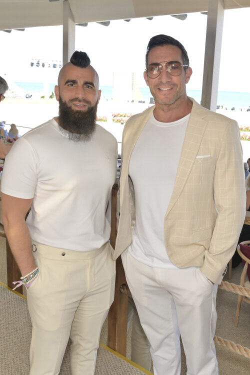 Robert Rivani and Commissioner Joe Magazine at the 2026 Global Championships Arabians Tour Miami Beach
