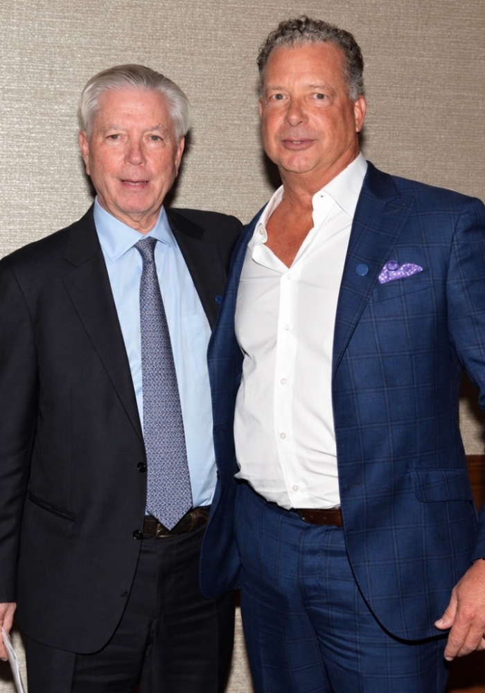 Mark-Dalton-and-Reed-Mack.png Mark Dalton and Reed Mack at the 41st Great Sports Legends Dinner to benefit the Buoninconti Fund at the New York Hilton Midtown