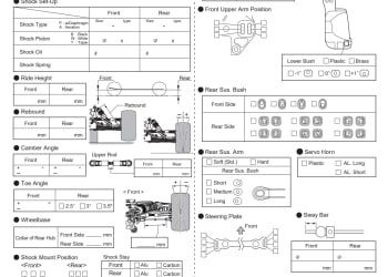 Blank Setup Sheet