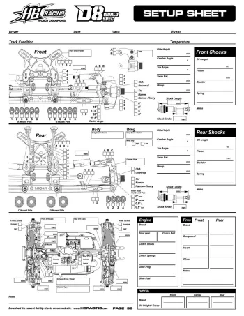 HB D8 WS Setup Sheet Blank