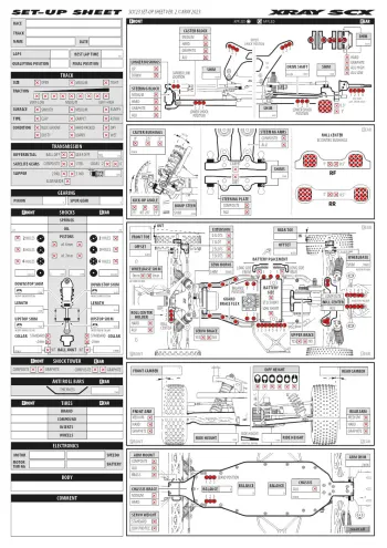 Setup Sheet Editable