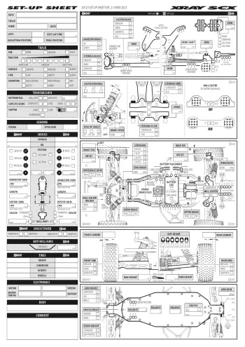 Setup Sheet Blank