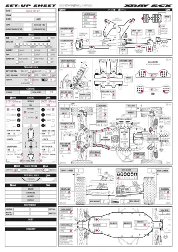 Setup Sheet Kit