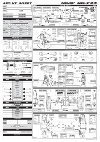 Setup Sheet Blank