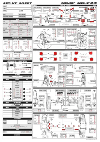 Setup Sheet Editable