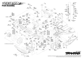 Traxxas Slash 2WD Front Assembly Parts Explosion