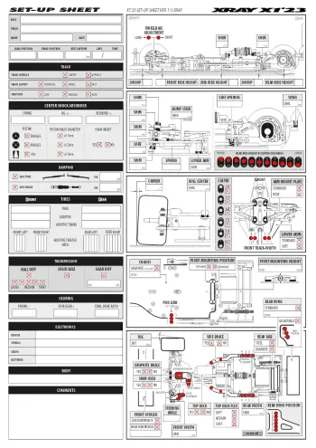 Setup Sheet Editable