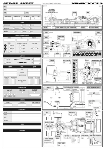 Setup Sheet Blank