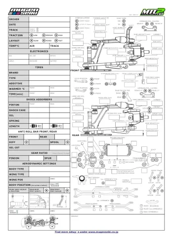 Mugen MTC2 FWD Blank Setup Sheet