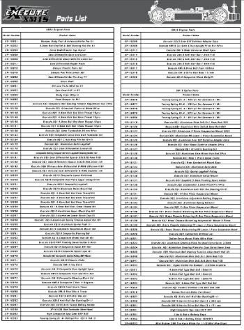 Parts List