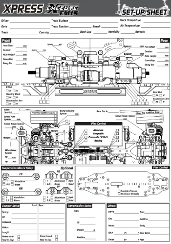 Blank Setup Sheet