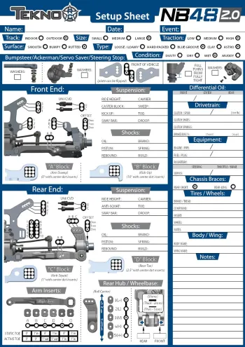 Blank Setup Sheet (Editable)