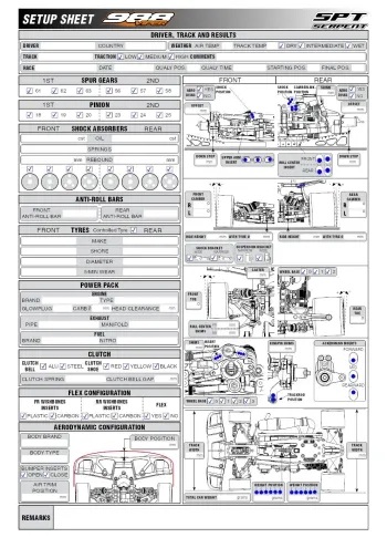 Blank Setup Sheet