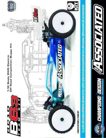Team Associated RC10 B6.3 Manual & Parts List