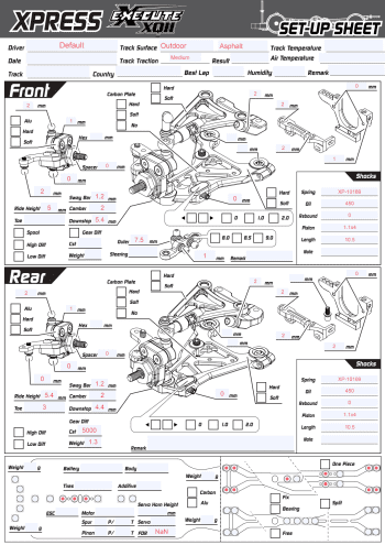 Setup Sheet Basic