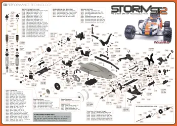 Schumacher Storm ST2 Exploded View