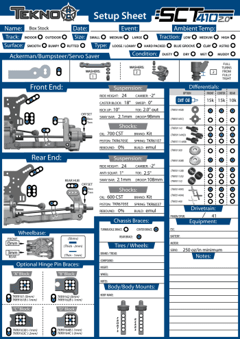 Setup Sheet - Kit