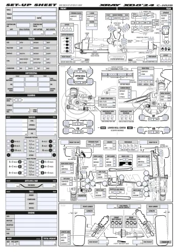 Setup Sheet Editable