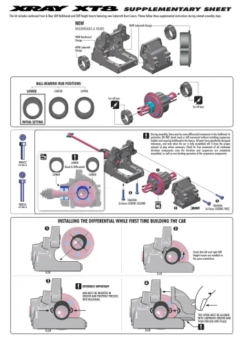 XRAY XT8 '24 Supplementary Manual