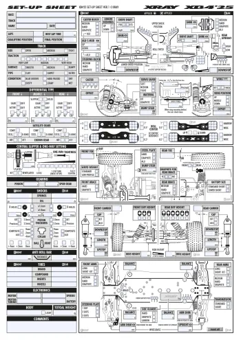 Setup Sheet Editable