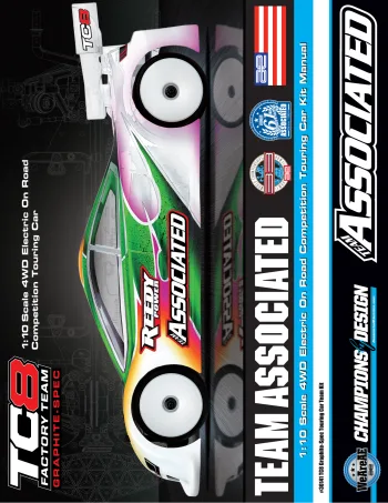 Team Associated TC8 Graphite Spec Manual