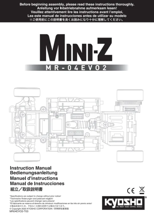 Kyosho MR-04EVO2 Manual
