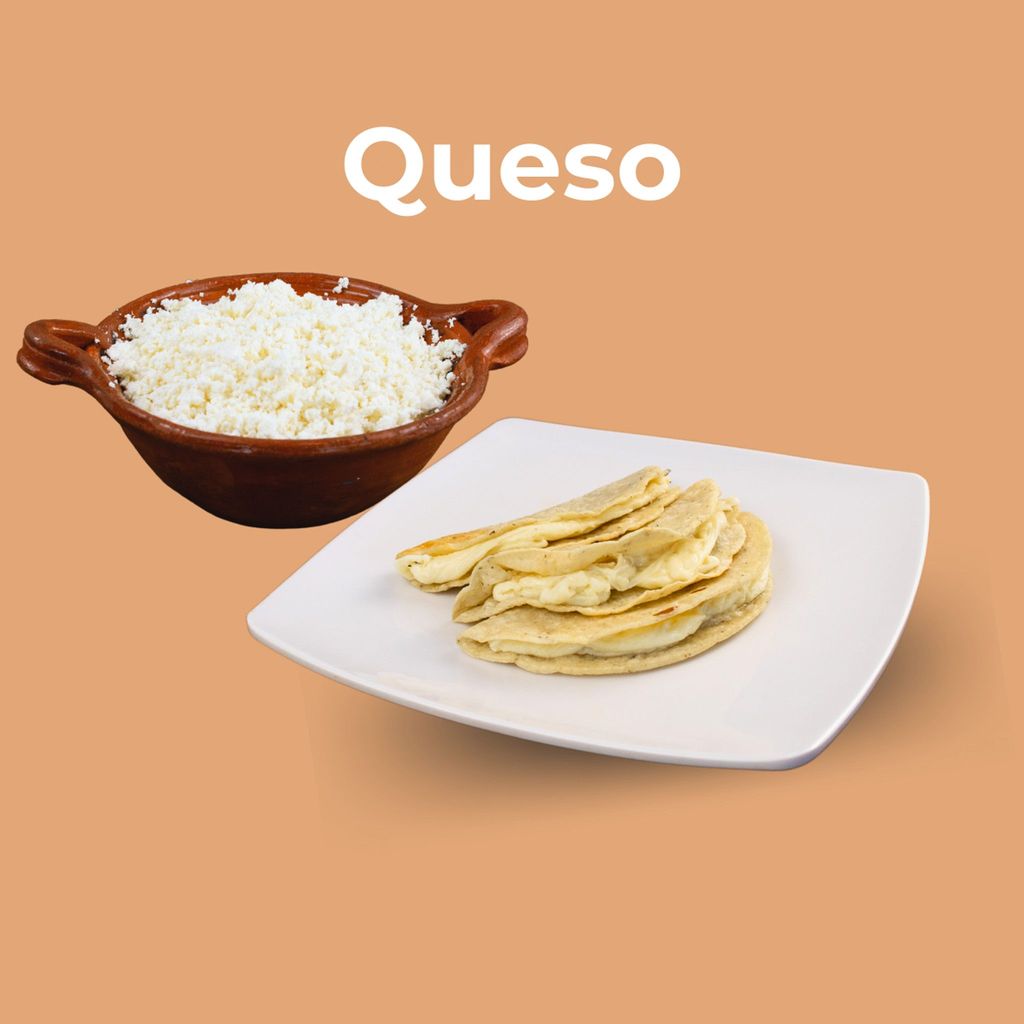 Quesadilla de maíz con queso