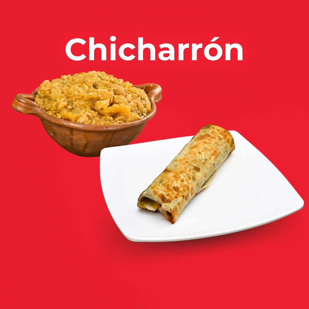 Burrito de chicharrón