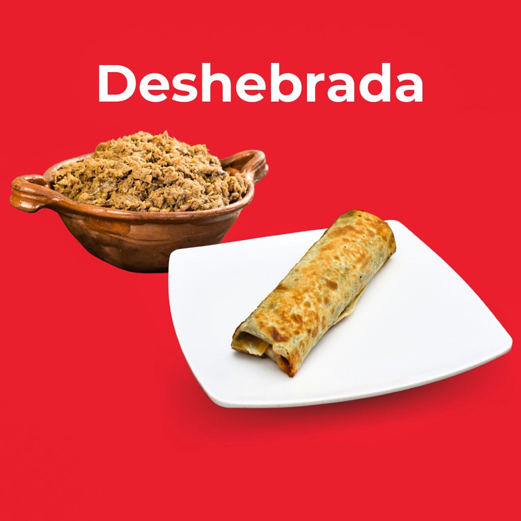 Burrito de deshebrada