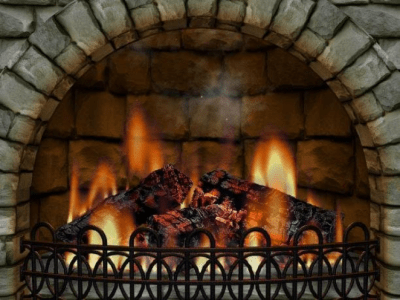 3D Realistic Fireplace Screen Saver 3.9.7