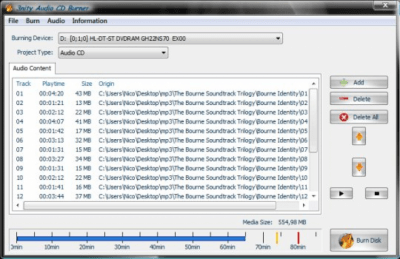 3nity Music CD Burner 3.1