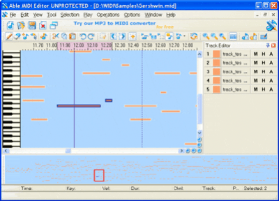 Able MIDI Editor 1.3 + keygen