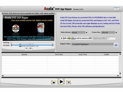 Acala DVD 3GP Ripper 4.1.2