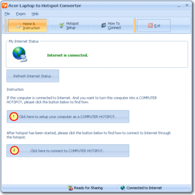 Acer Laptop to Hotspot Converter 3.2