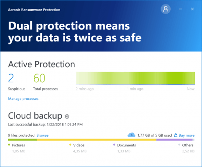 Acronis Ransomware Protection Build 1470