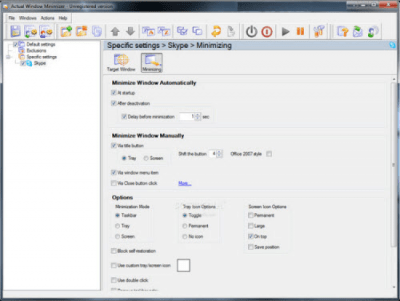 Actual Window Minimizer 8.12