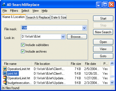 AD Search&Replace 1.9.3 + ключ активации