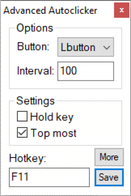 Advanced Autoclicker 1.1