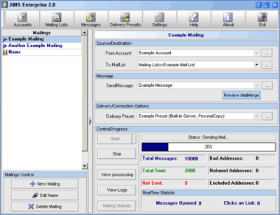 Advanced Mass Sender Enterprise 2.99.10 + лицензионный ключ