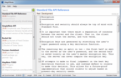 AlephNote 1.6.33